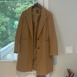 Brown peacoat